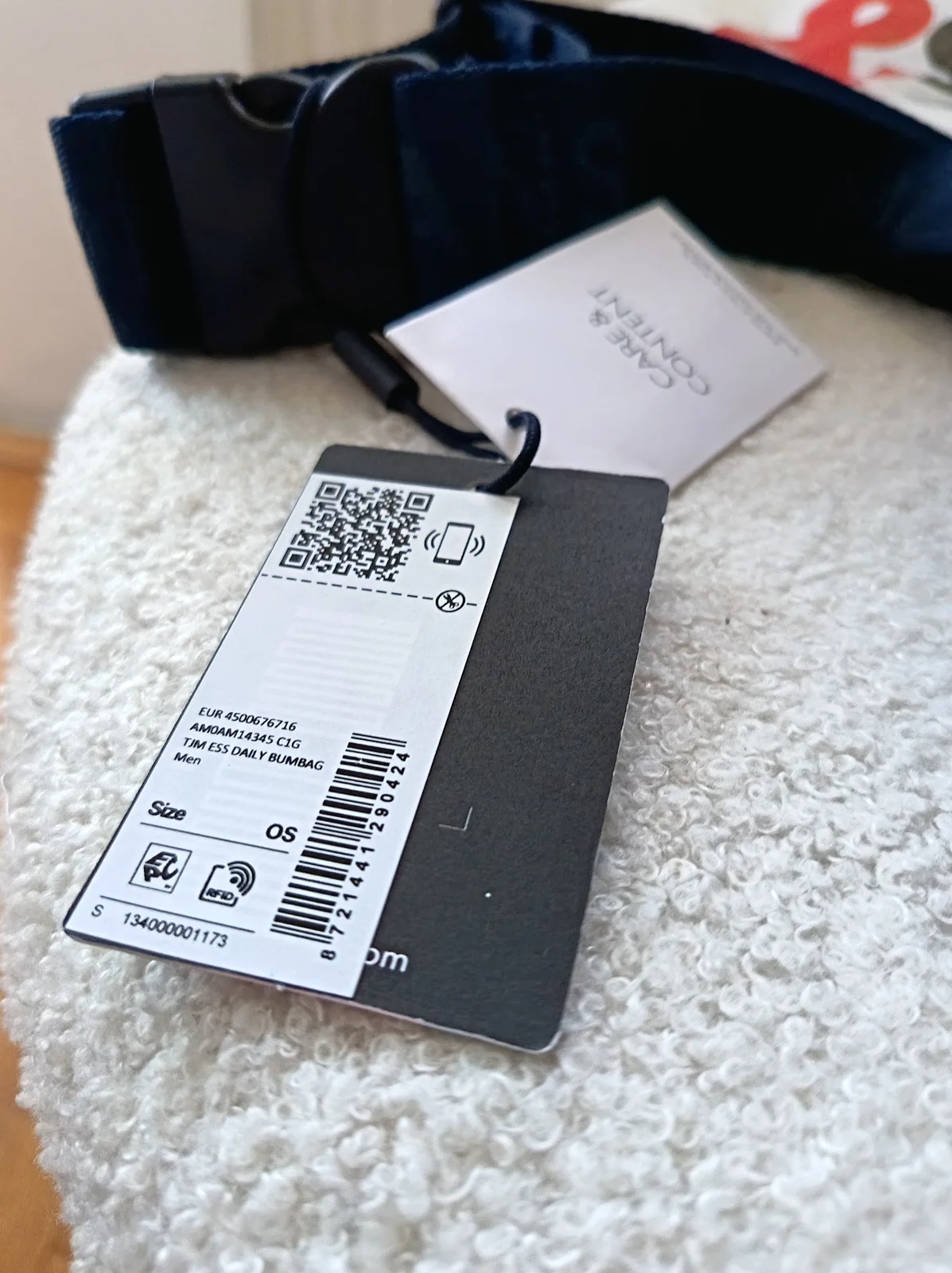 Muška teget torbica oko struka,Tommy Jeans, NOVO