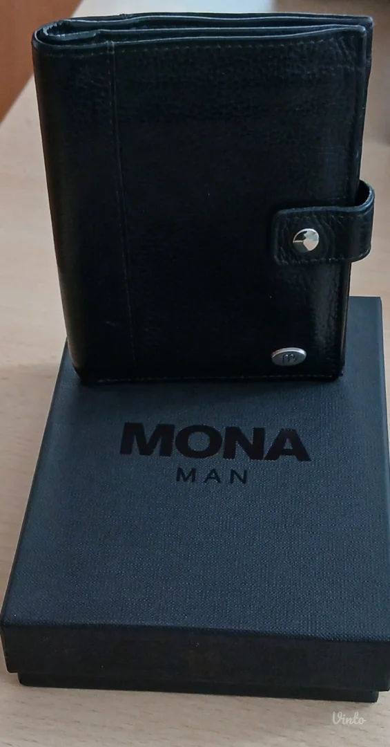 Mona muski novcanik crni