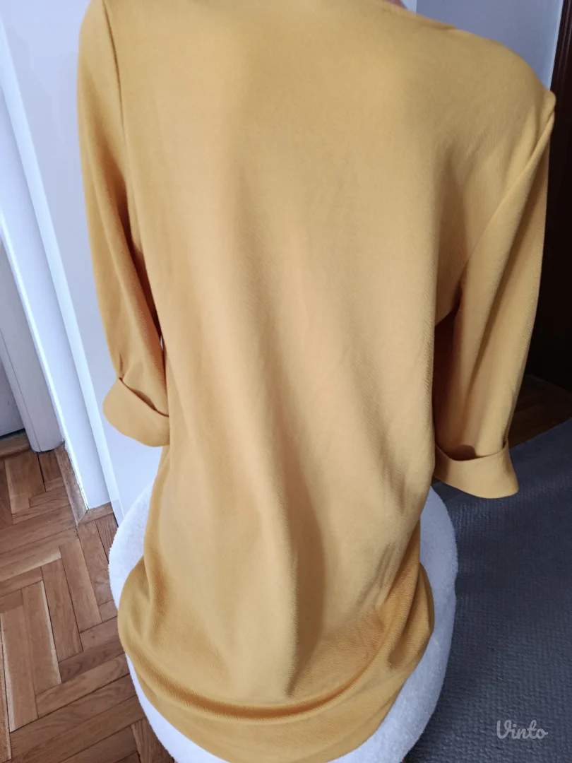 Zara haljina, S vel, oker zuta, kao nova