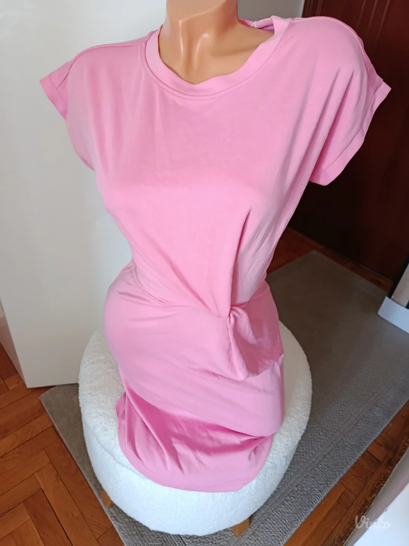 Tom Tailor, roza letnja haljina, XS/ S, NOVO