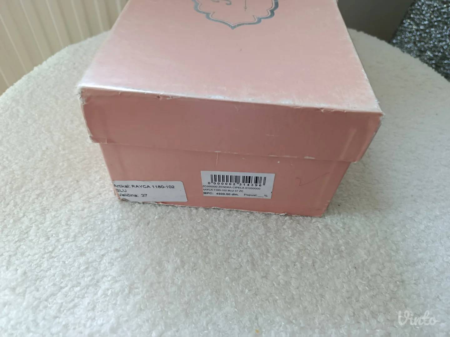 Rayca, plave lak kozne baletanke, br.36