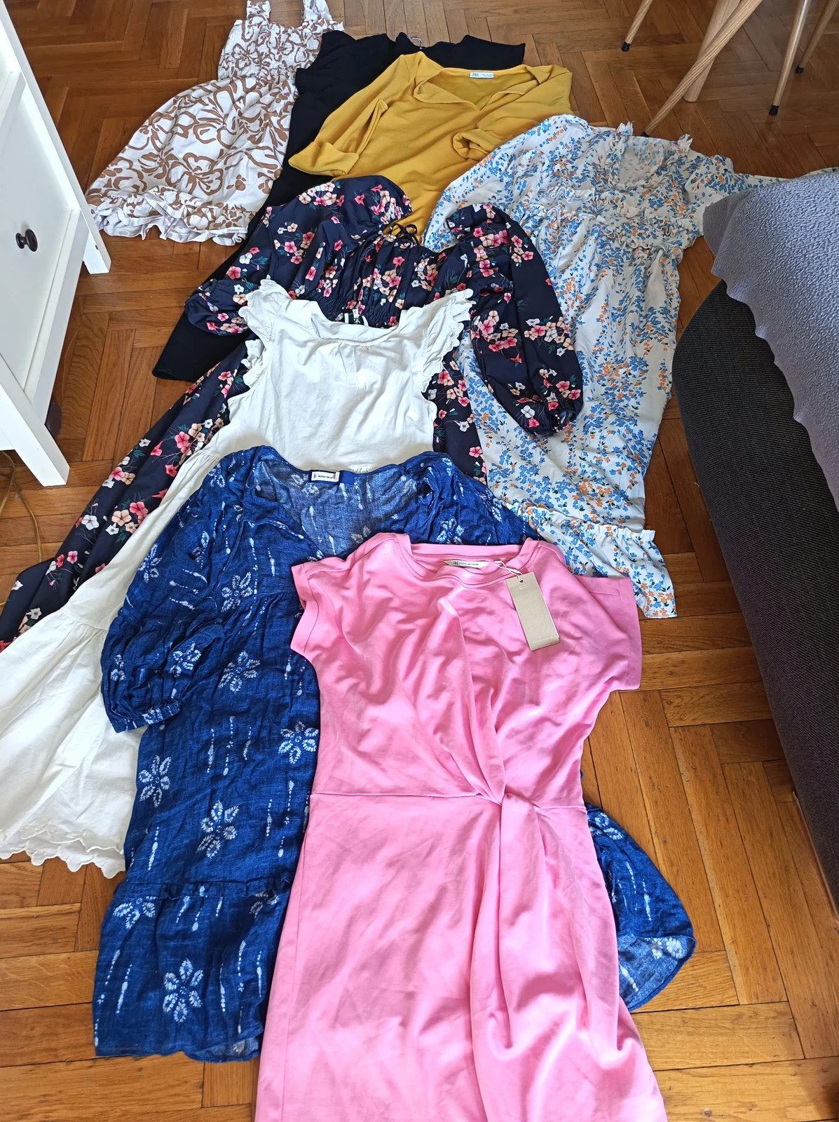 Mix haljina, vel,S, 8 komada