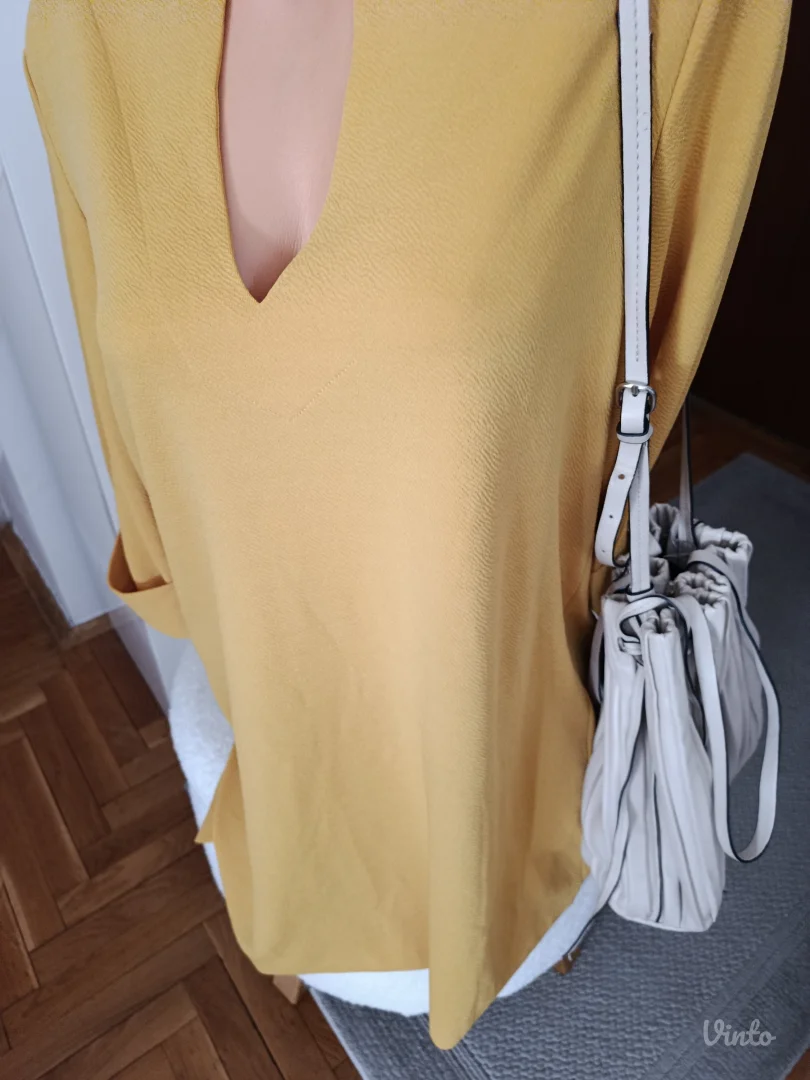 Zara haljina, S vel, oker zuta, kao nova