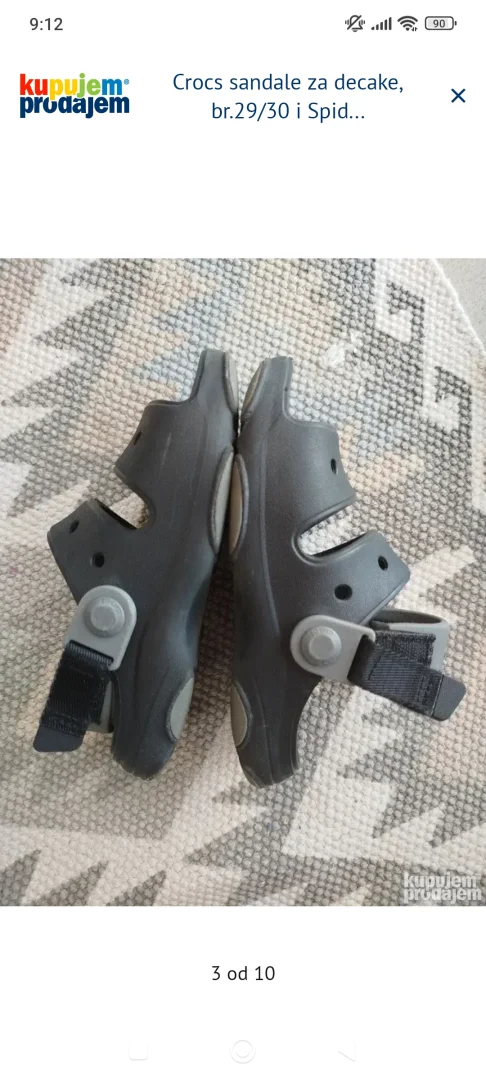 Crocs sandale za decake, 29/30, kao novo
