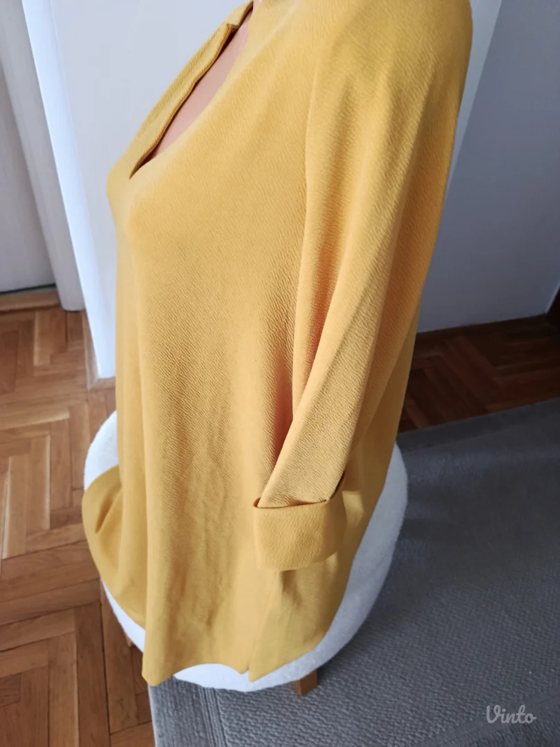 Zara haljina, S vel, oker zuta, kao nova