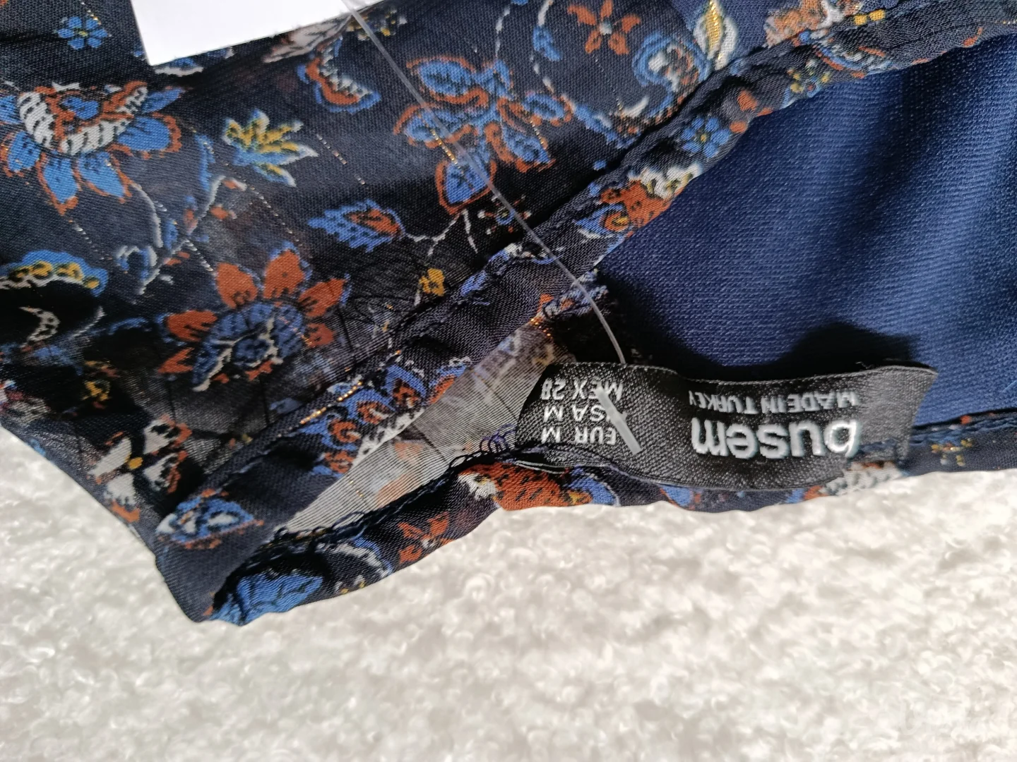 Boho teget haljina, Bisem, Turska, M vel, NOVO