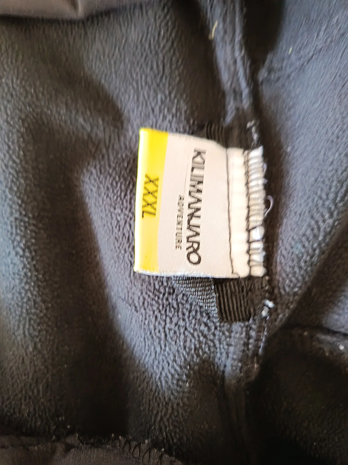 Muska crna jakna za trekking Kilimanjaro, 2XL