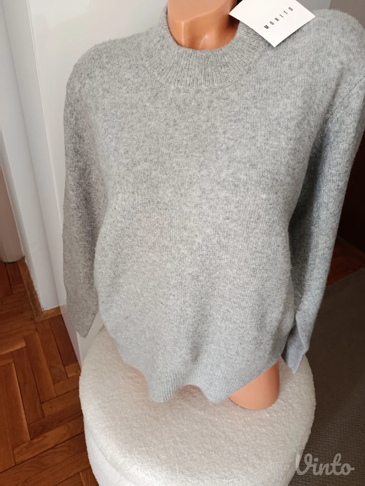 Mohito sivi džemper, L vel, novo sa etiketom