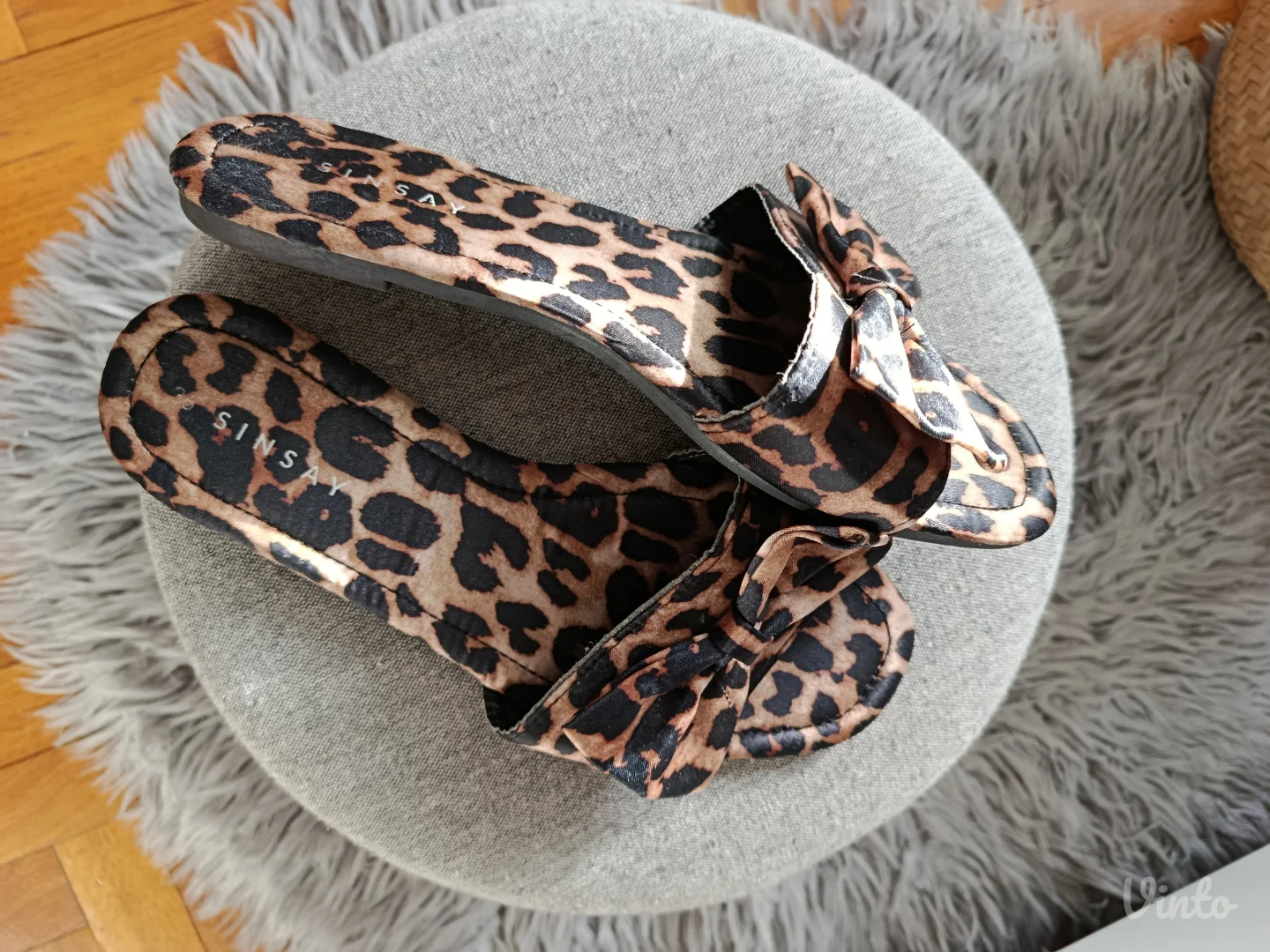 Sinsay animal print papuce, br.36