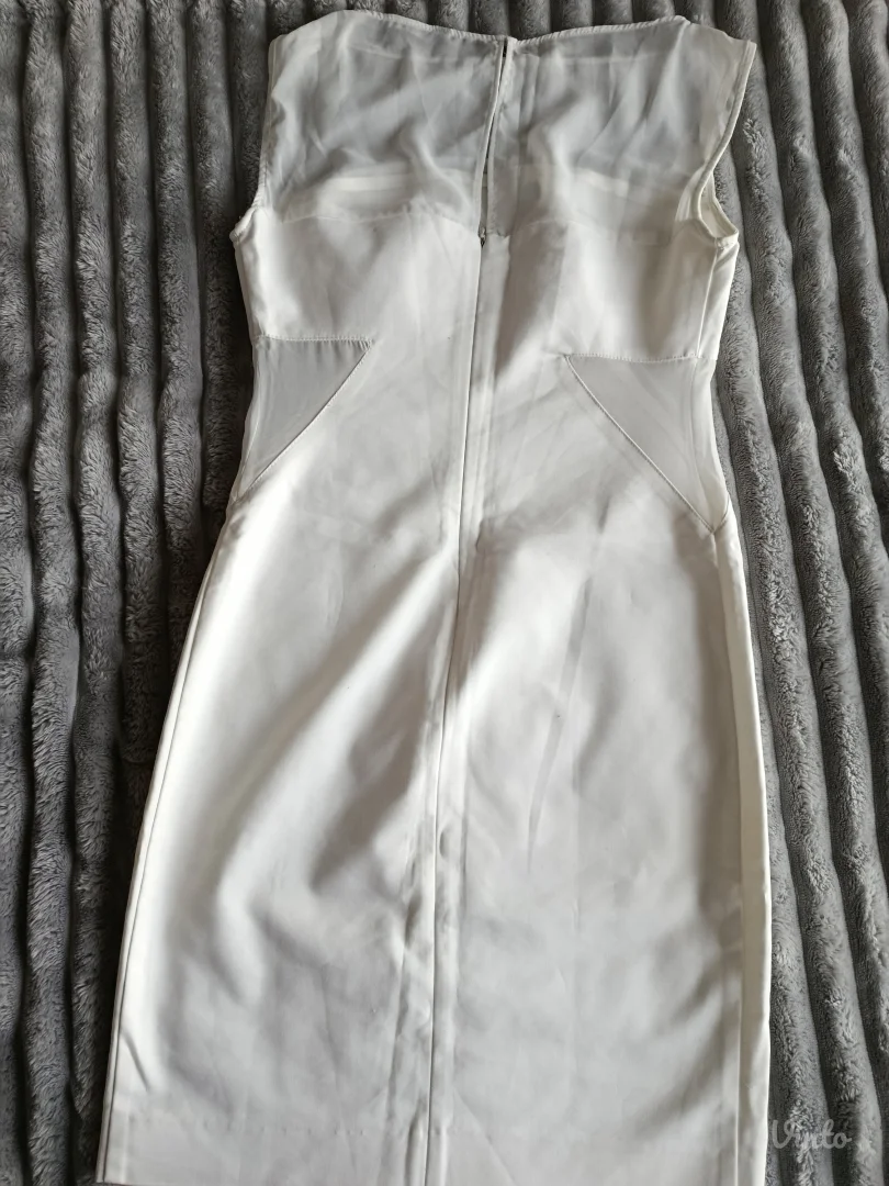 Bela Zara basic haljina, XS, NOVO