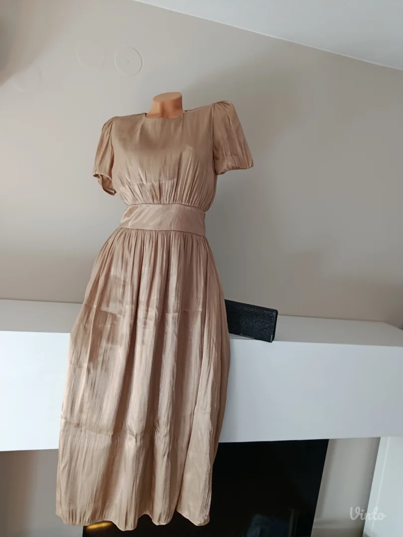Zara zlatna haljina, vel.S