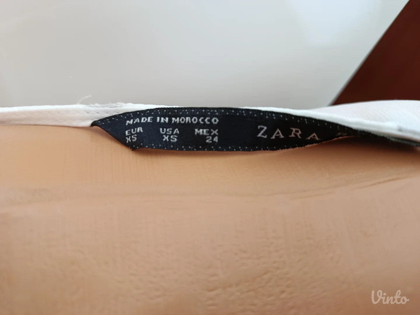 Bela Zara basic haljina, XS, NOVO