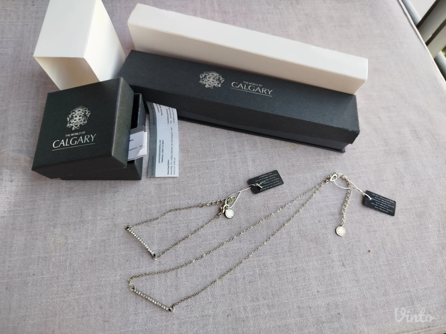 Calgary, set narukvica i ogrlica, sa Swarowski kristalima