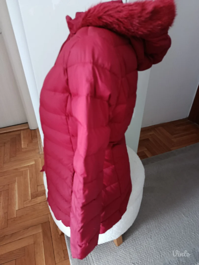 Benetton perjana jakna, bordo, XS/ S