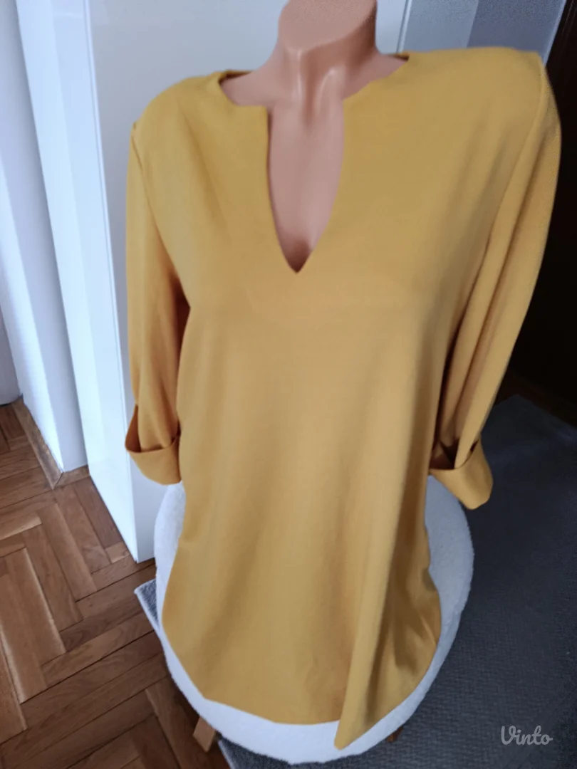 Zara haljina, S vel, oker zuta, kao nova