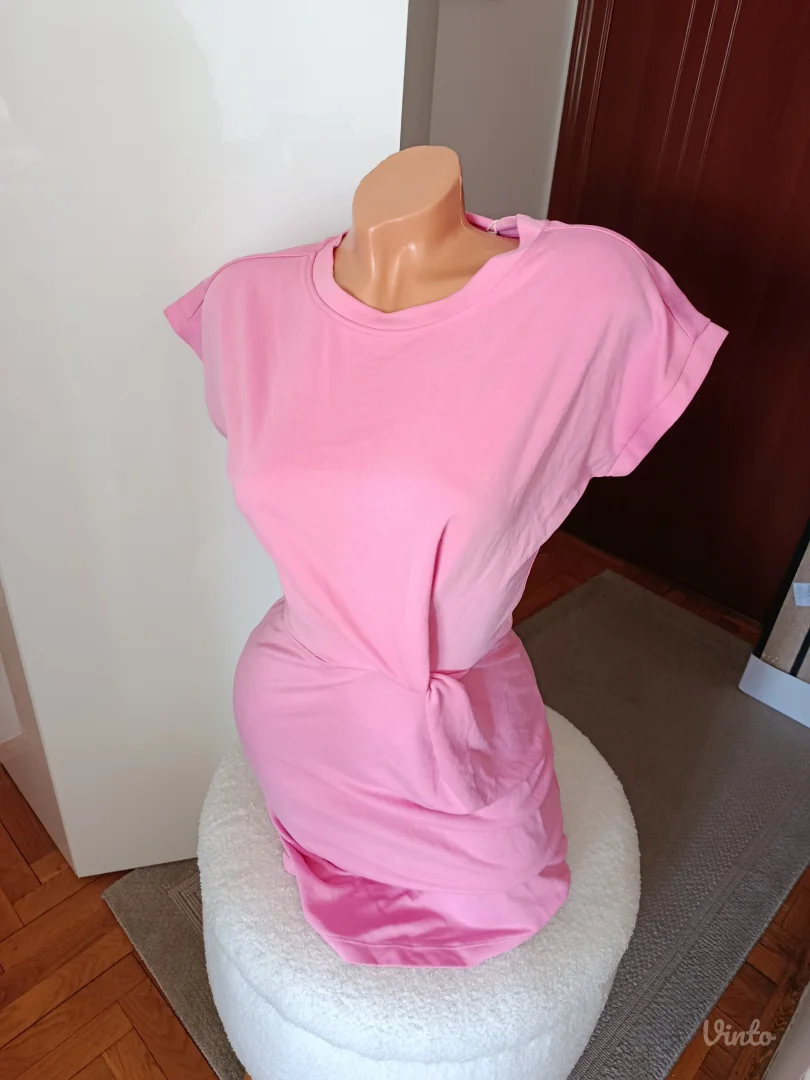 Tom Tailor, roza letnja haljina, XS/ S, NOVO