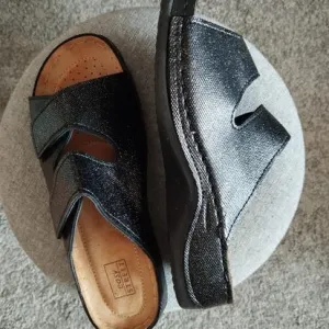 Crne zenske papuce, br.38, novo, Easy Street