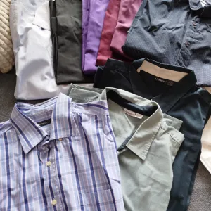 Muske kosulje, 2XL, kratki i dugi rukav, 9kom