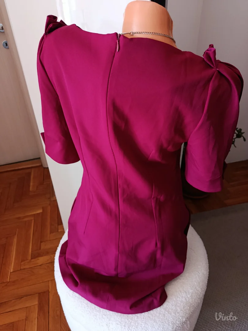 Fuksija roza haljina, butik Scarlet, S/ M, NOVO
