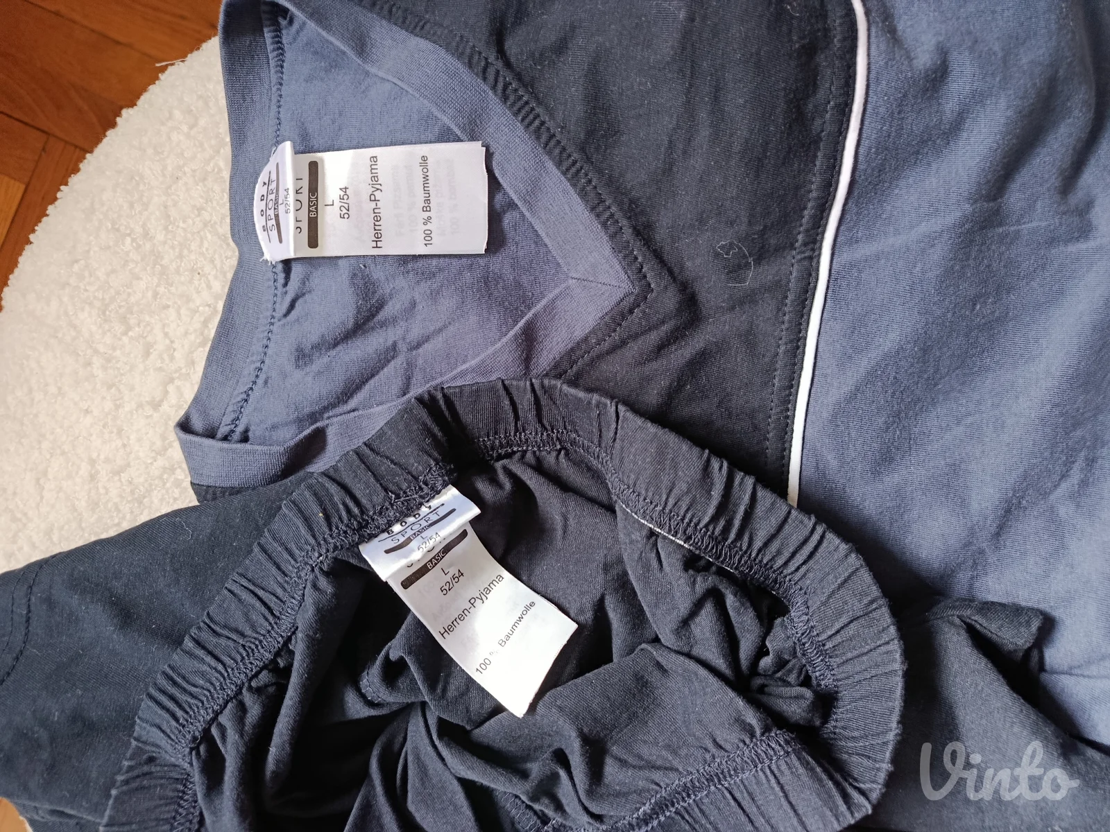 Muska pidžama Body Sport, basic, Vel L, 52/54, novo