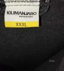 Muska crna jakna za trekking Kilimanjaro, 2XL