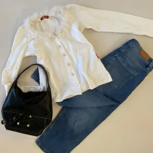 Y2K Komplet Farmerice Majica i Torba