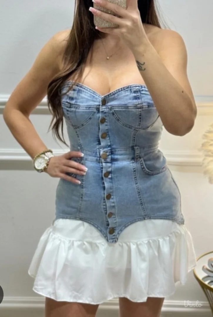 Nova teksas haljina sa etiketom