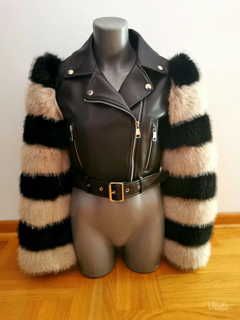 Nova jakna sa krznenim rukavima