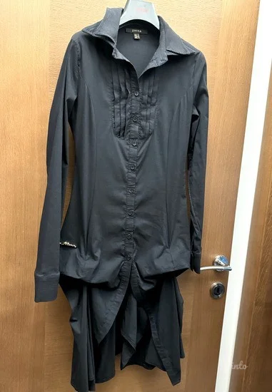 Haljina kosulja, chic Pamuk