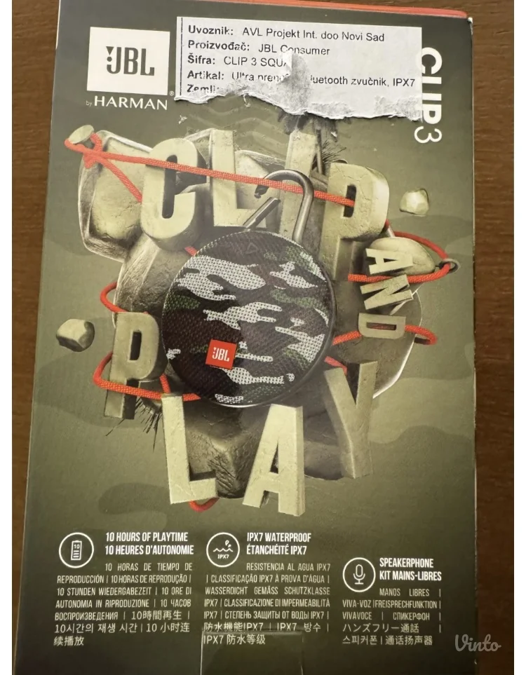 JBL CLIP 3 SQUAD, original ISTYLE APPLE radnja