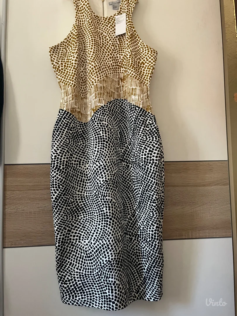 H&M nova haljina midi dužine