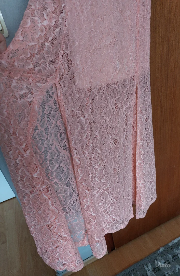 Duga cipkana svecana haljina XS/S