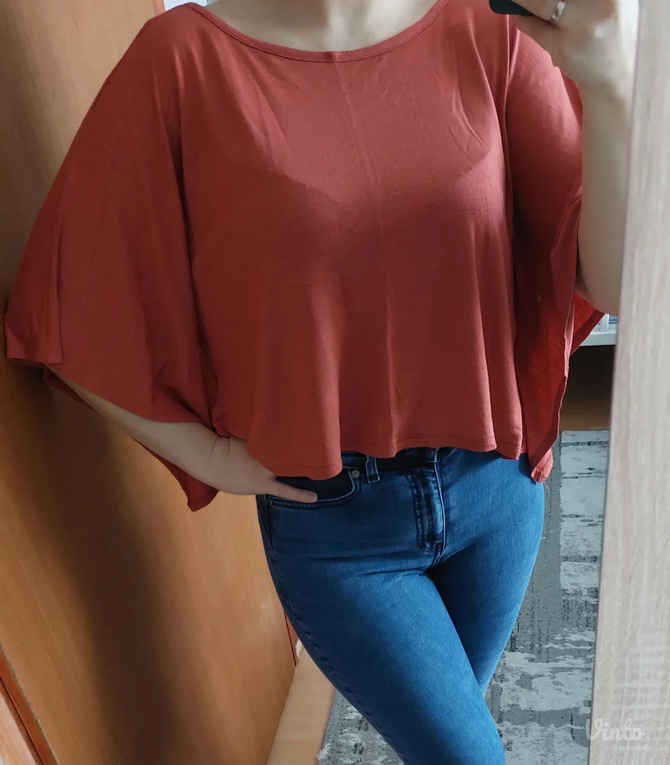 H&M Koralno narandzasta majica XS/S