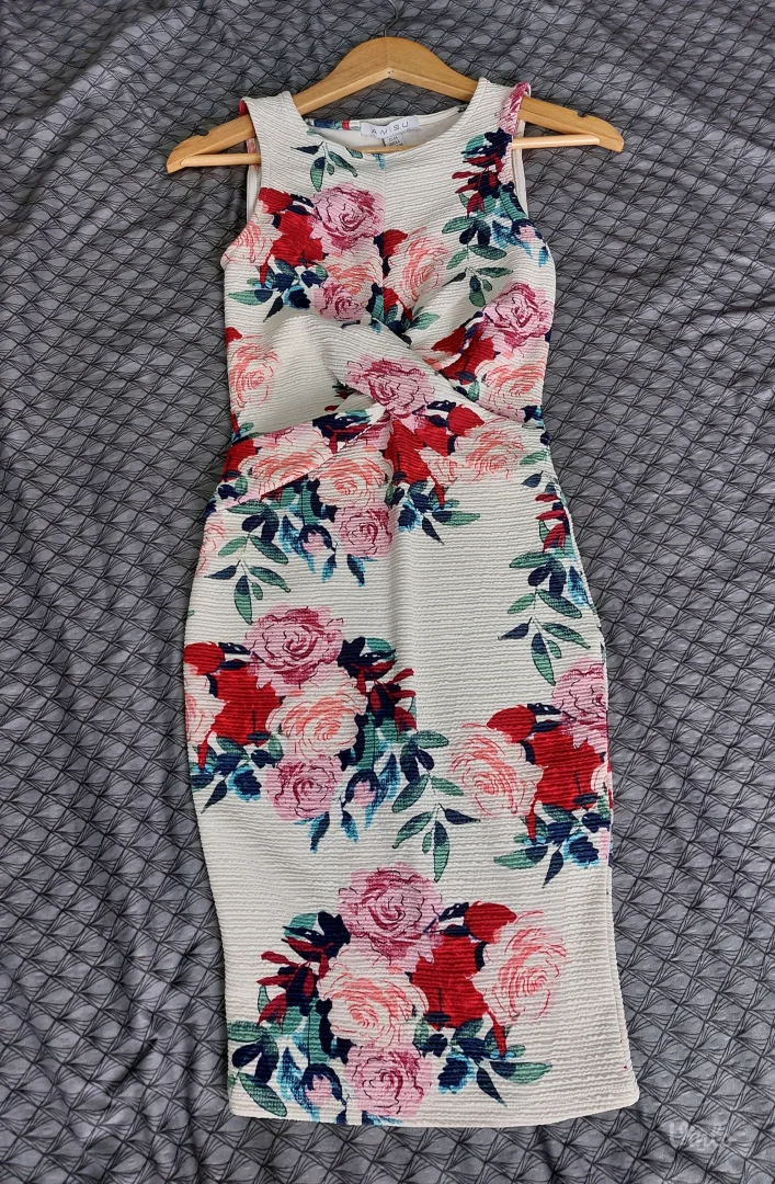 Uska cvetna haljina XS/S