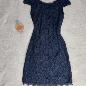 Tom Tailor Tamno plava cipkana haljina XS/S