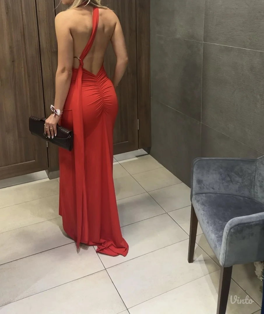 Haljina crvena zenska