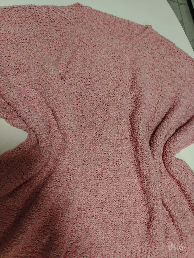 Majica džemper roza