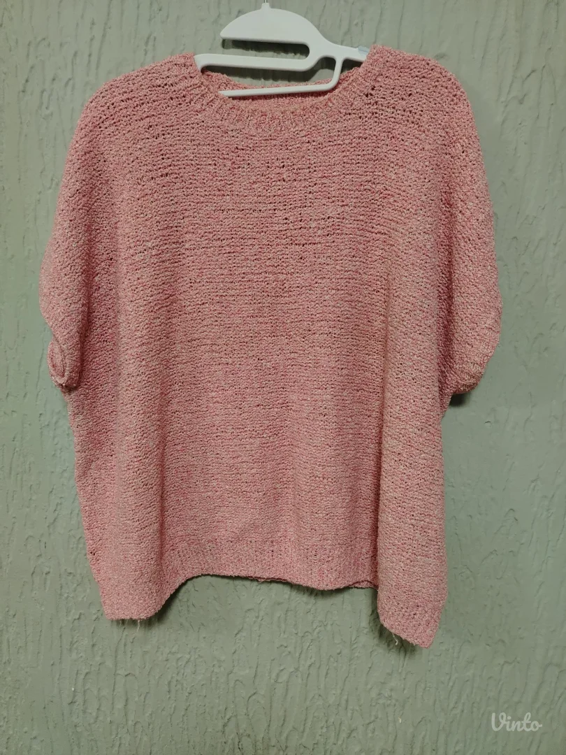 Majica džemper roza