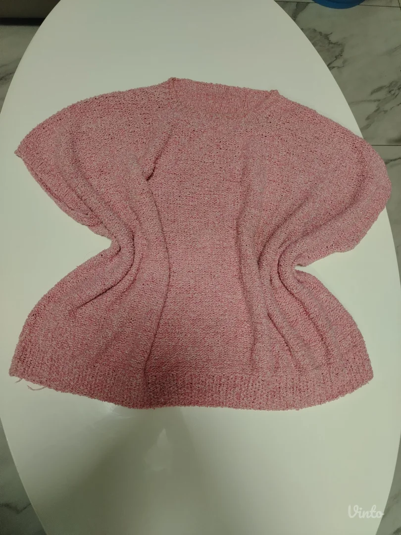 Majica džemper roza