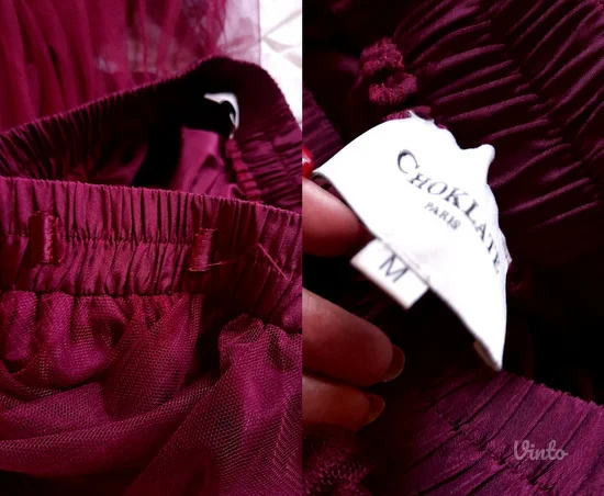 CHOKLATE PARIS bogata tulle suknja-Original