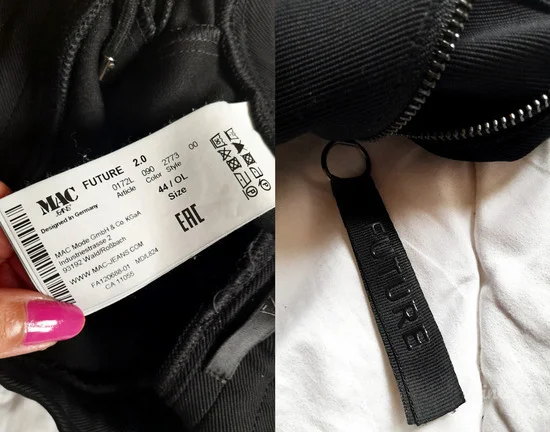 MAC Future pantalone sa zipovima