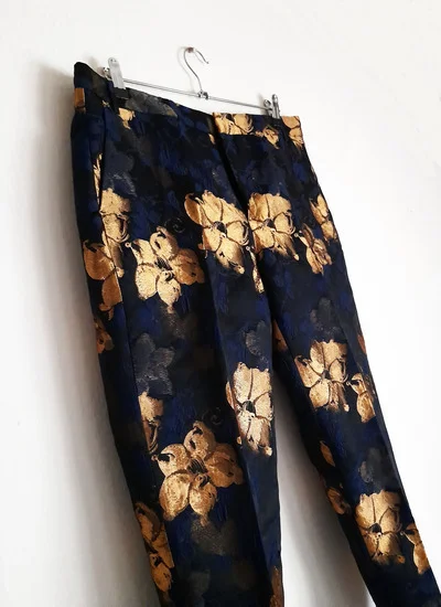 Zara teget zakard pantalone-NOVO