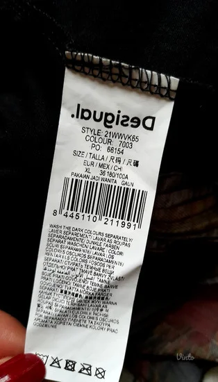 Desigual til/plise/karneri haljina