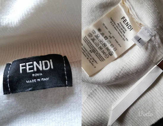 FENDI sampanj duks (100% pamuk)-Original