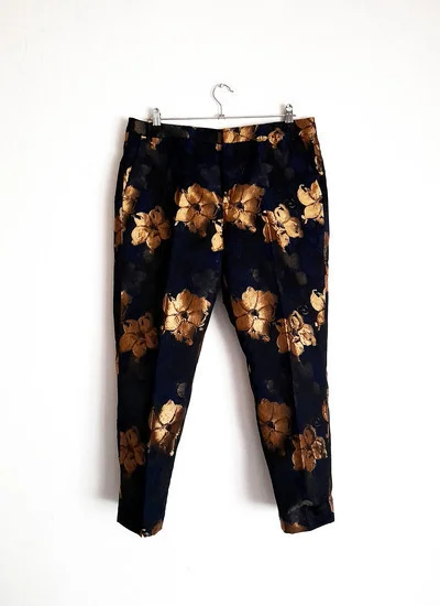 Zara teget zakard pantalone-NOVO