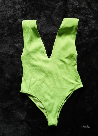 Zara neon rebrasti kupaci sa naramenicama-NOVO