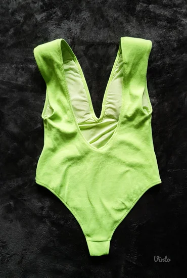 Zara neon rebrasti kupaci sa naramenicama-NOVO