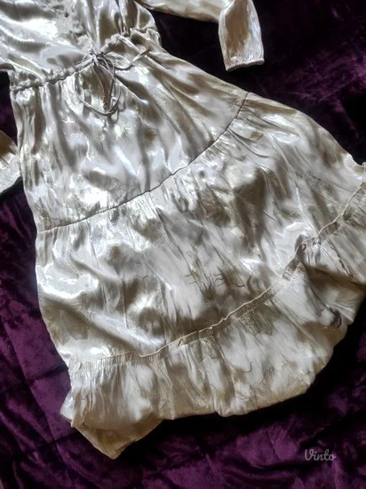 Duga bledozlatna haljina-NOVO