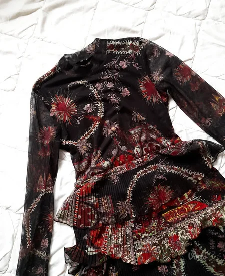 Desigual til/plise/karneri haljina