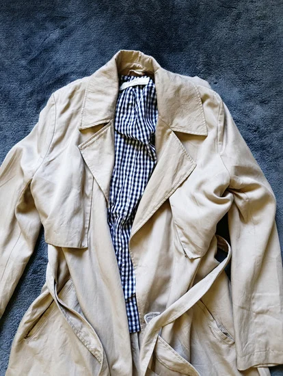Zara trench mantil-100%lyocell
